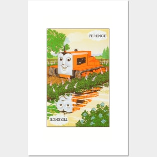 Terence the Tractor Vintage Card Posters and Art